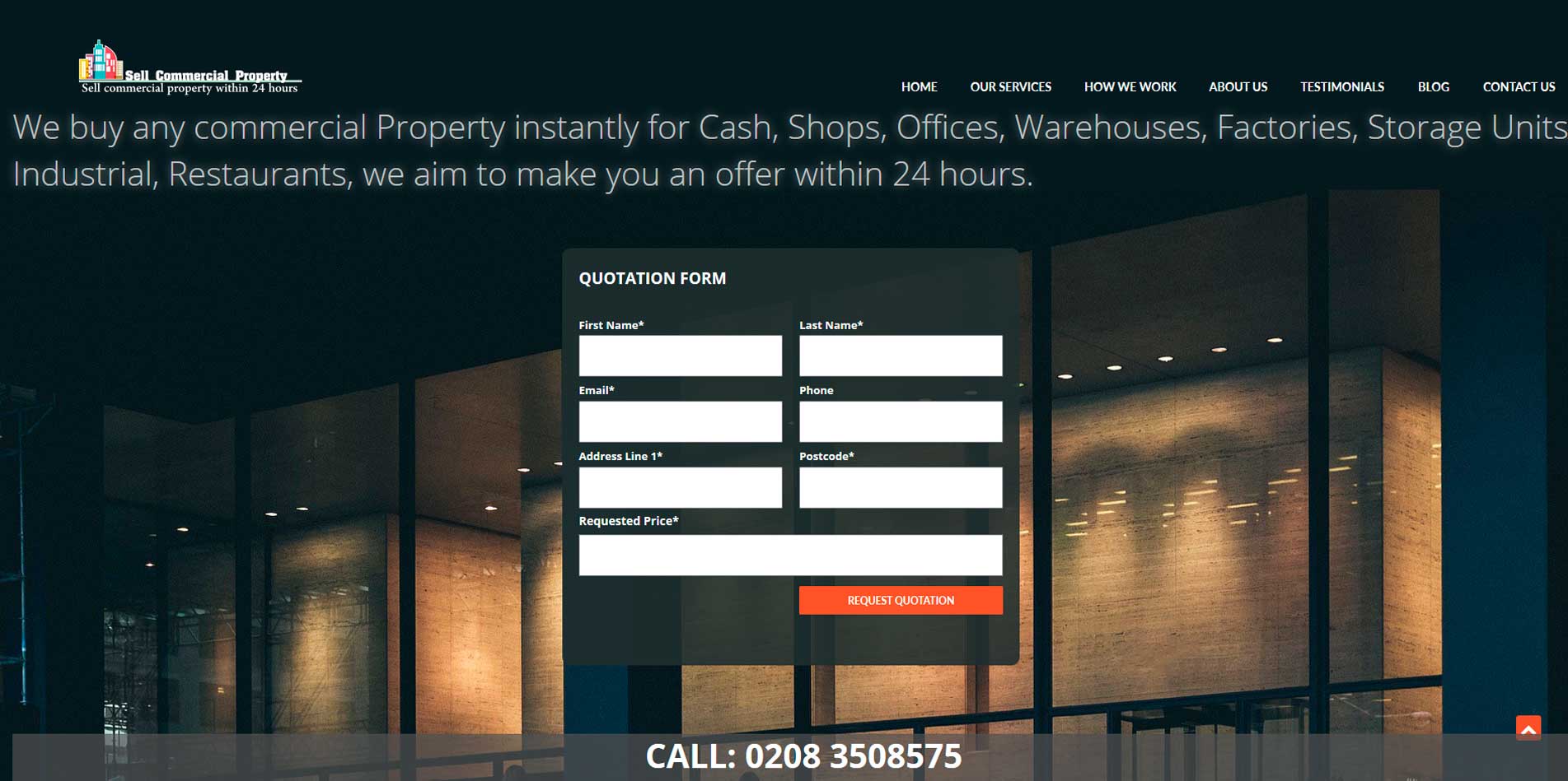 Sell Commercial Property PRO WEB DESIGN Professional  Design